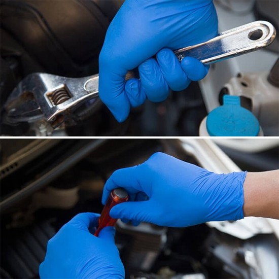 Латексови ръкавици за еднократна употреба Carchemie